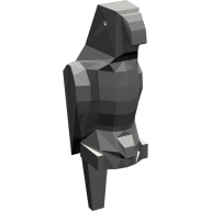 Lego pták, papoušek, tmavě šedá (254627, 4161066)